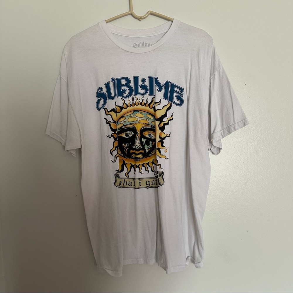 White Sublime Graphic T-Shirt